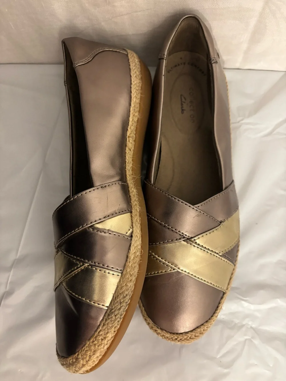 Clarks Danelly shine loofers Women’s shoes size 8